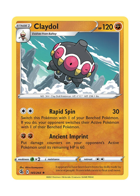 Claydol - Reverse Holo (145/264) - Fusion Strike
