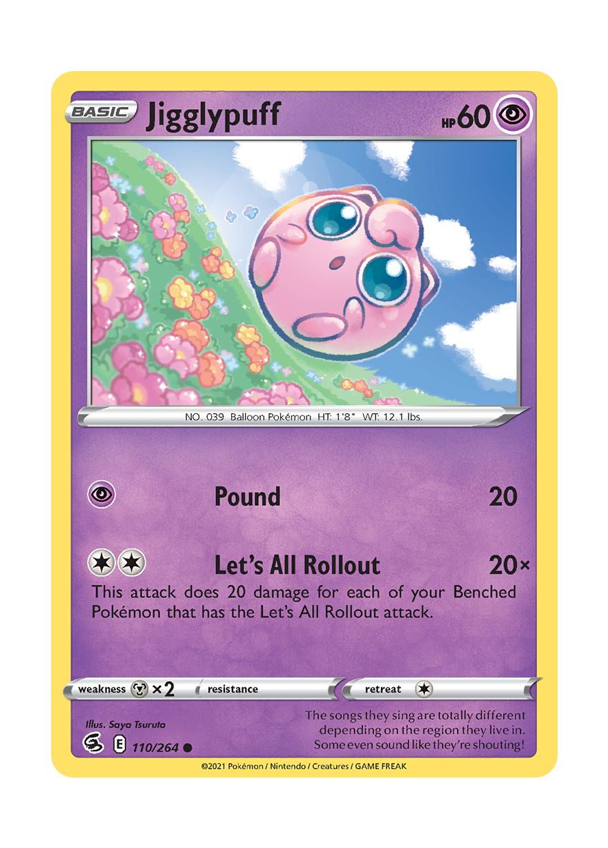 Jigglypuff - Reverse Holo (110/264) Torena Jigglypuff - Reverse Holo (110/264) Torena