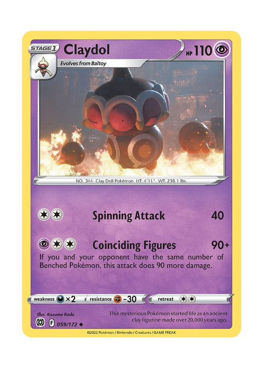 Claydol - Reverse Holo (059/172) - Brilliant Stars