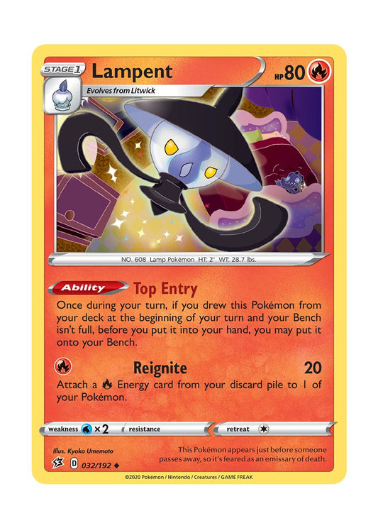 Lampent - Reverse Holo (032/192) - Rebel Clash