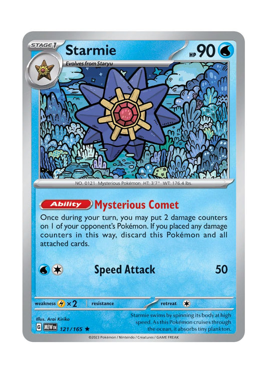 Starmie - Reverse Holo (121/165) - 151