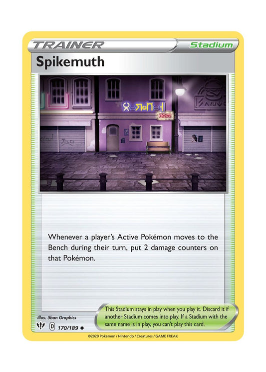 Spikemuth - Reverse Holo (170/189) - Darkness Ablaze