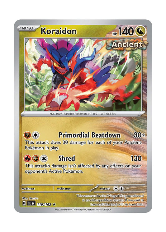Koraidon (119/162) - Temporal Forces