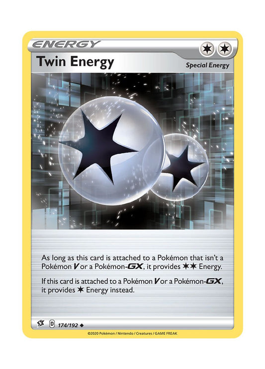 Twin Energy - Reverse Holo (174/192) - Rebel Clash