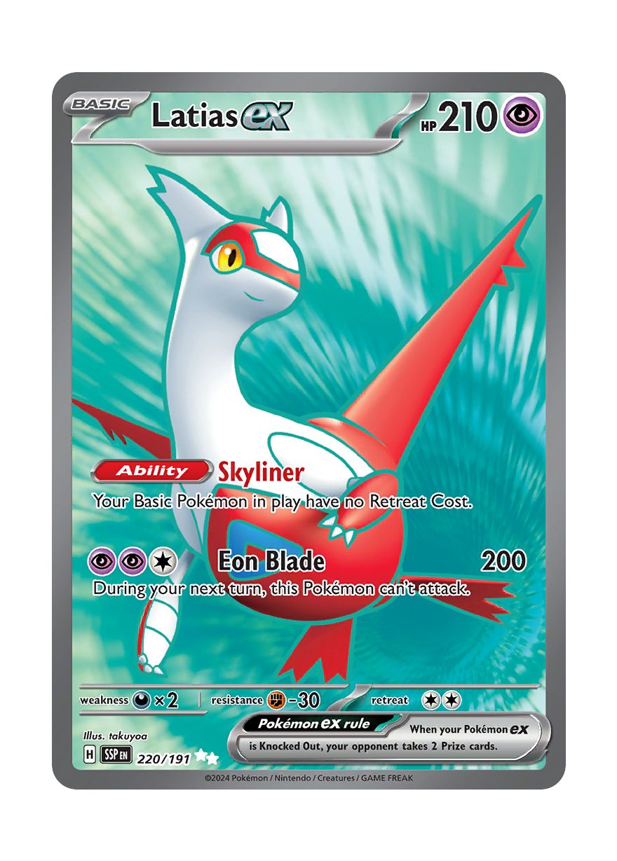 pokemon latias card Latias ex (220/191) – Torena