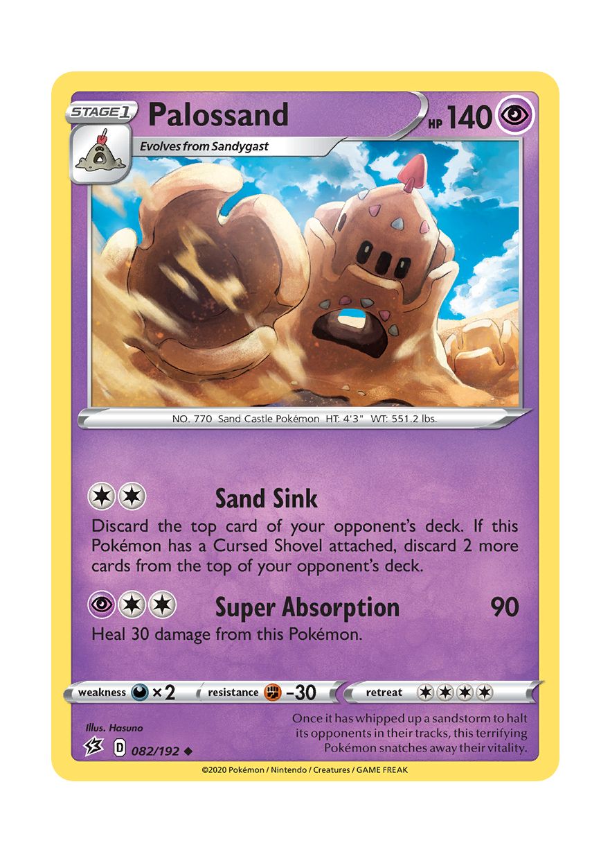 Palossand - Reverse Holo (082/192) - Rebel Clash