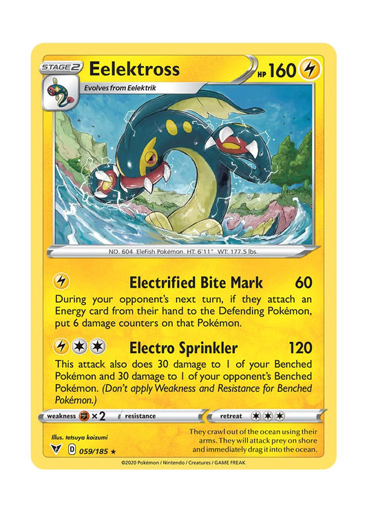 Eelektross - Reverse Holo (059/185) - Vivid Voltage