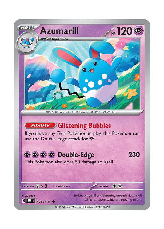 Azumarill (074/191) - Surging Sparks