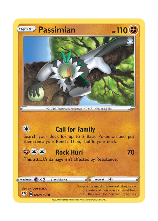 Passimian - Reverse Holo (097/189) - Darkness Ablaze