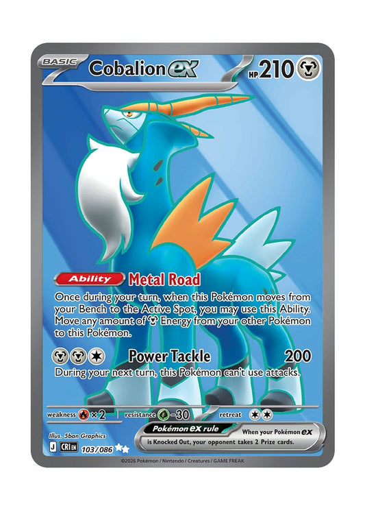Cobalion ex (103/86) - Chaos Rising