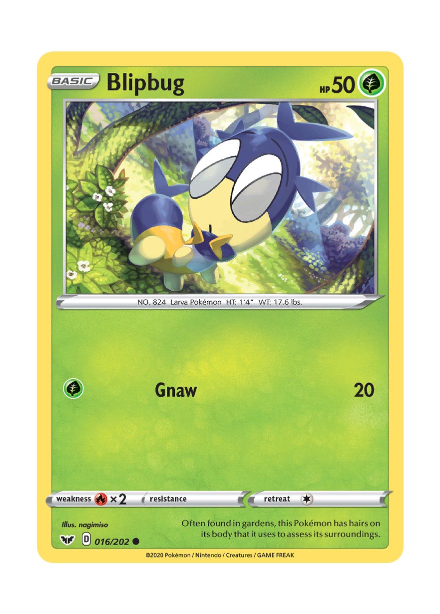 Blipbug - Reverse Holo (016/202) - Sword & Shield