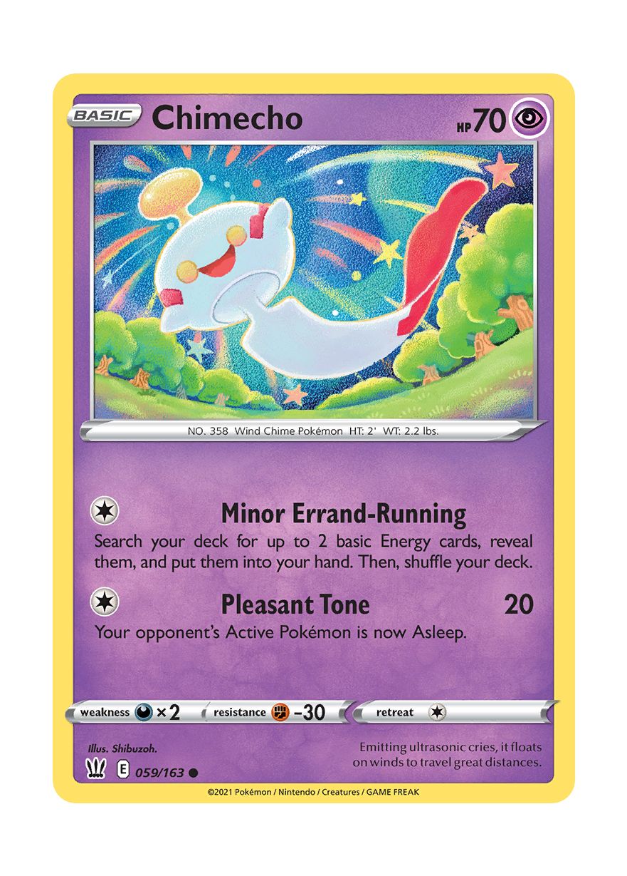Chimecho - Reverse Holo (059/163) - Battle Styles