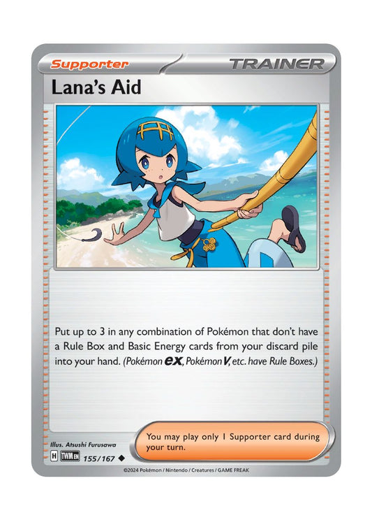 Lana's Aid - Reverse Holo (155/167) - Twilight Masquerade