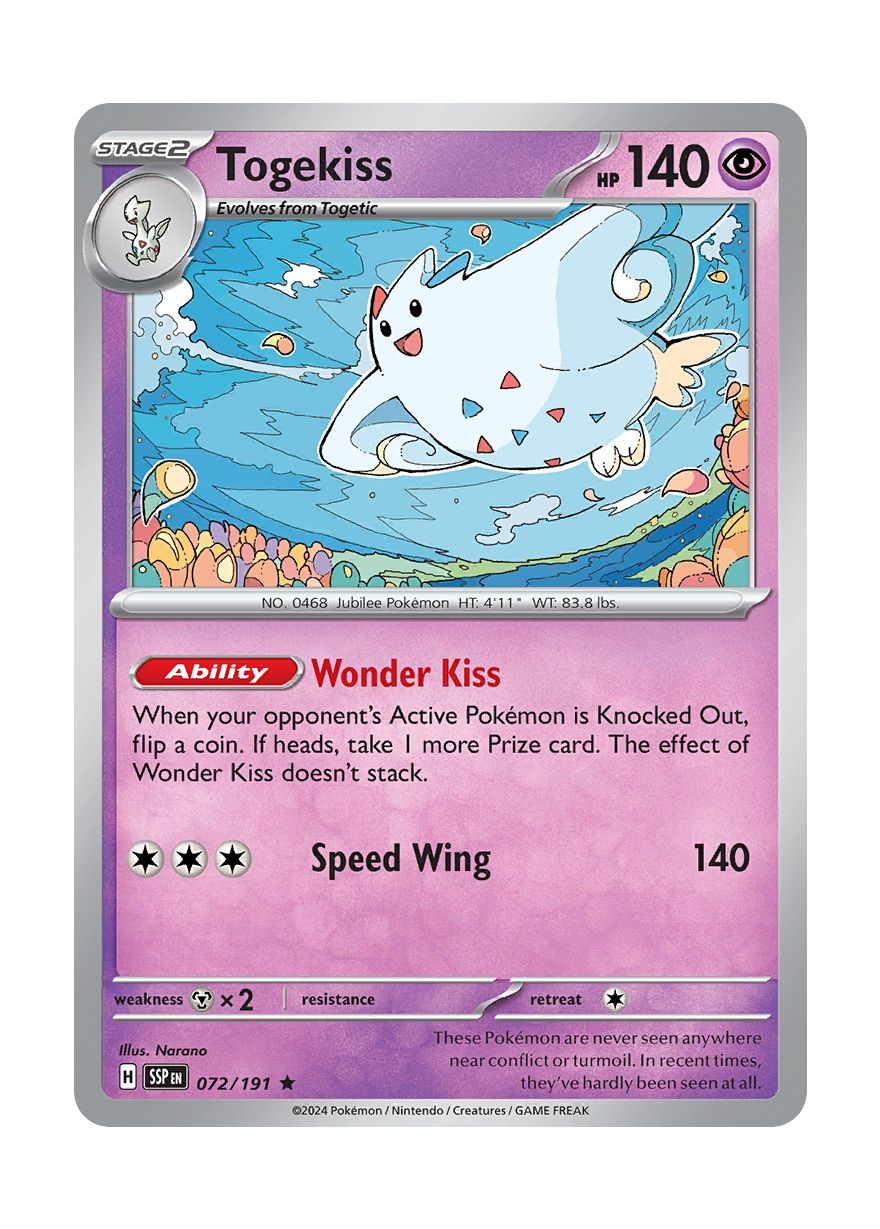 Togekiss (072/191) - Surging Sparks