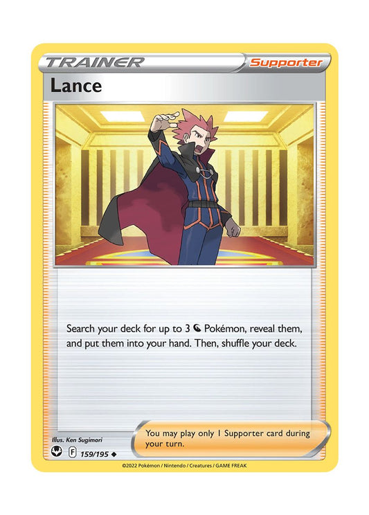 Lance - Reverse Holo (159/195) - Silver Tempest
