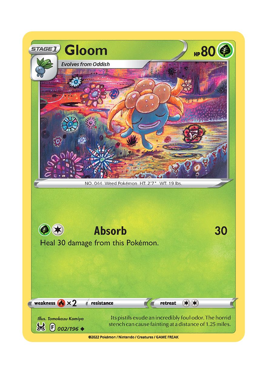 Gloom - Reverse Holo (002/196) - Lost Origin