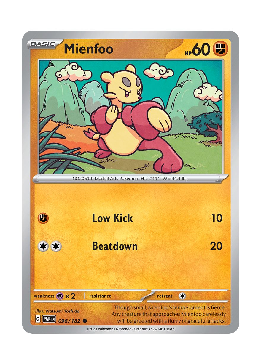 Mienfoo - Reverse Holo (096/182) - Paradox Rift