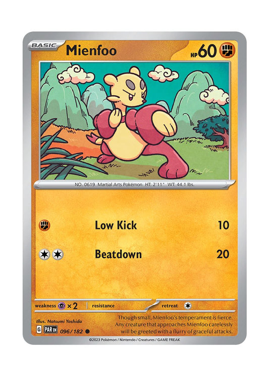 Mienfoo - Reverse Holo (096/182) - Paradox Rift