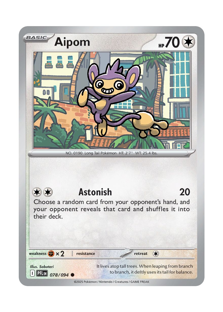 Aipom (078/94) - Phantasmal Flames