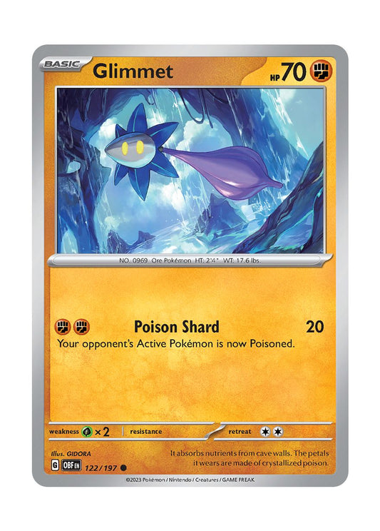 Glimmet - Reverse Holo (122/197) - Obsidian Flames