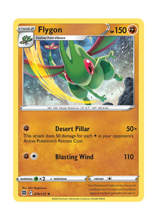 Flygon - Reverse Holo (076/172) - Brilliant Stars