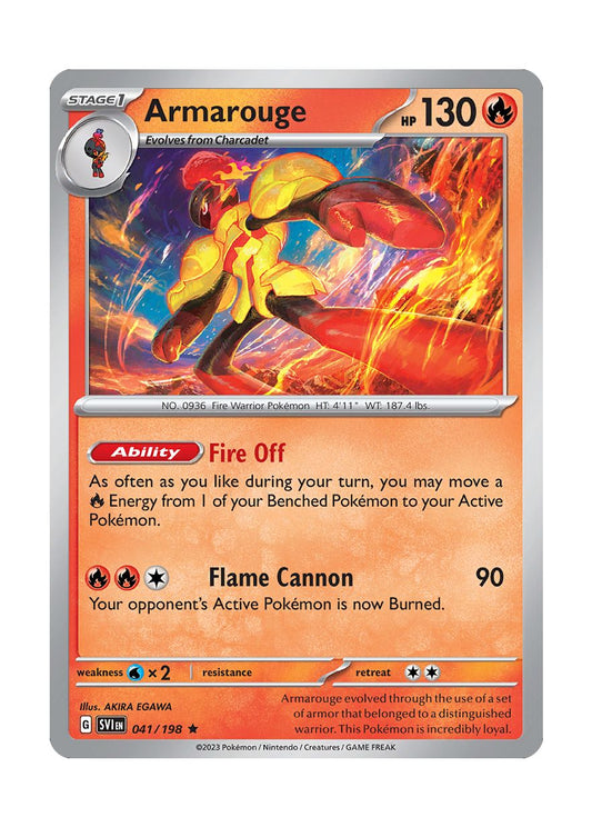 Armarouge - Reverse Holo (041/198) - Scarlet & Violet