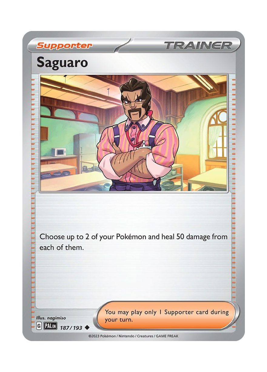 Saguaro - Reverse Holo (187/193) - Paldea Evolved
