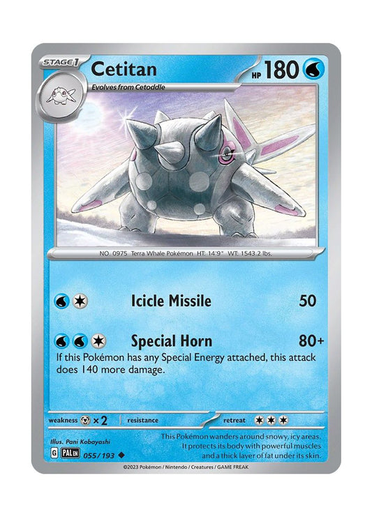 Cetitan - Reverse Holo (055/193) - Paldea Evolved