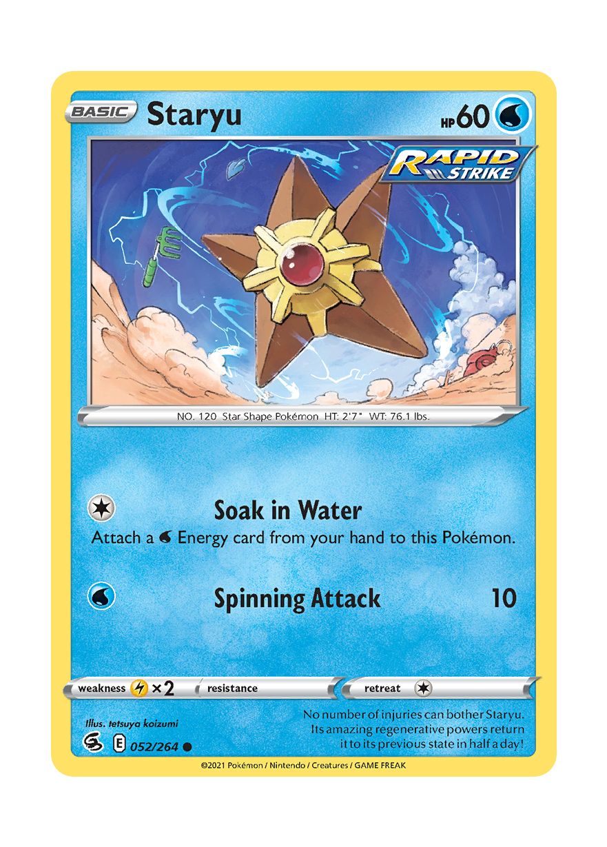Staryu - Reverse Holo (052/264) - Fusion Strike