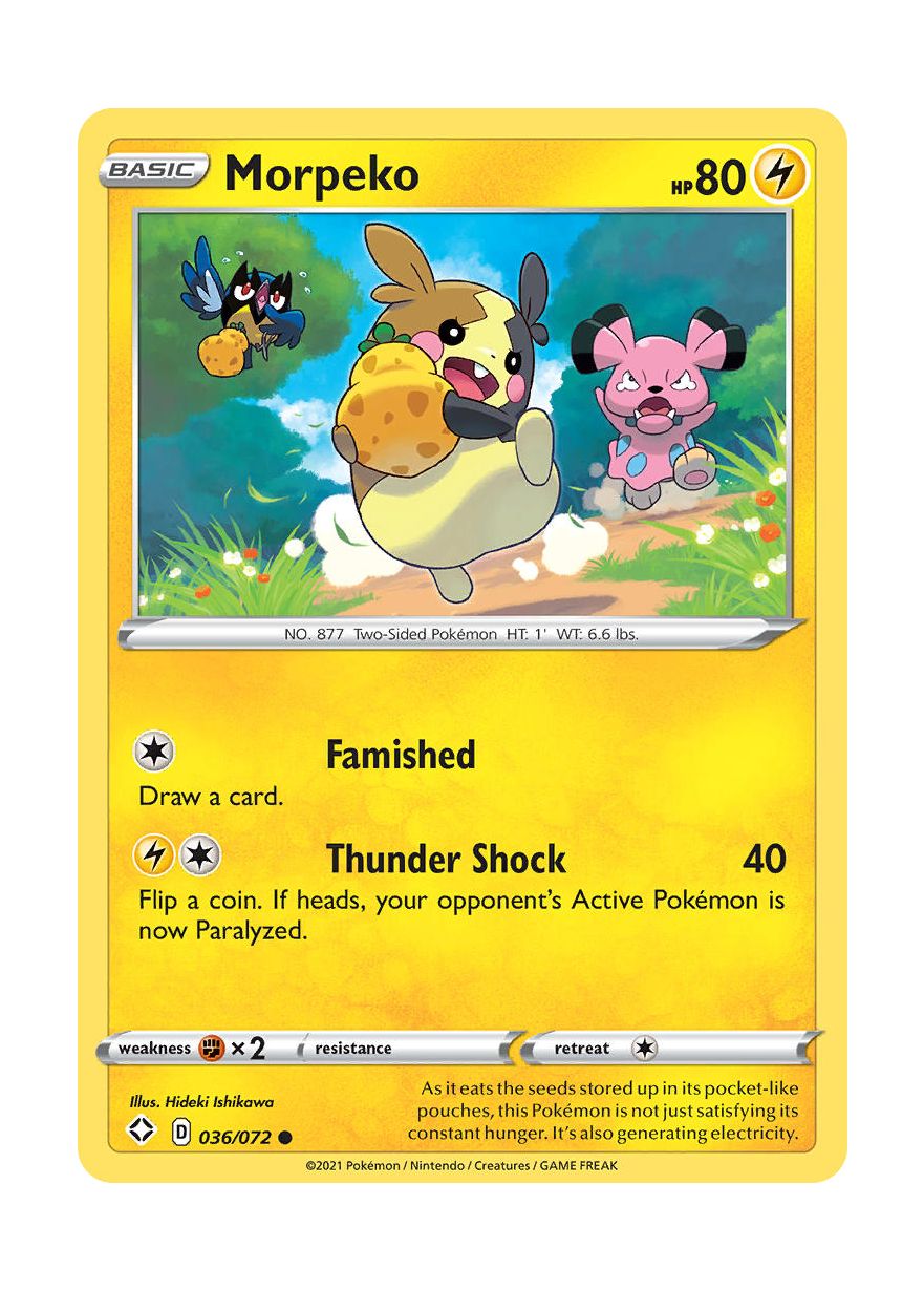 Morpeko - Reverse Holo (036/72) - Shining Fates