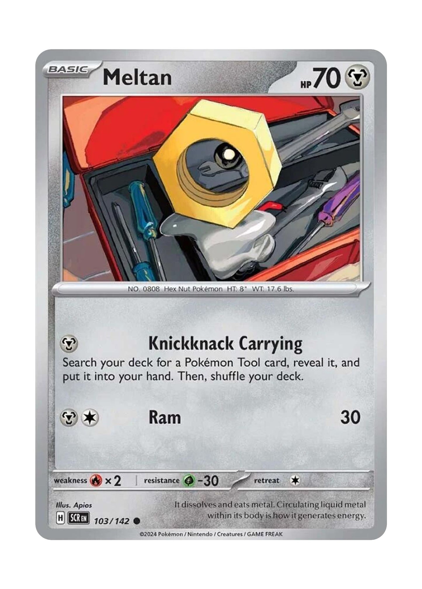 Meltan (103/142) - Stellar Crown