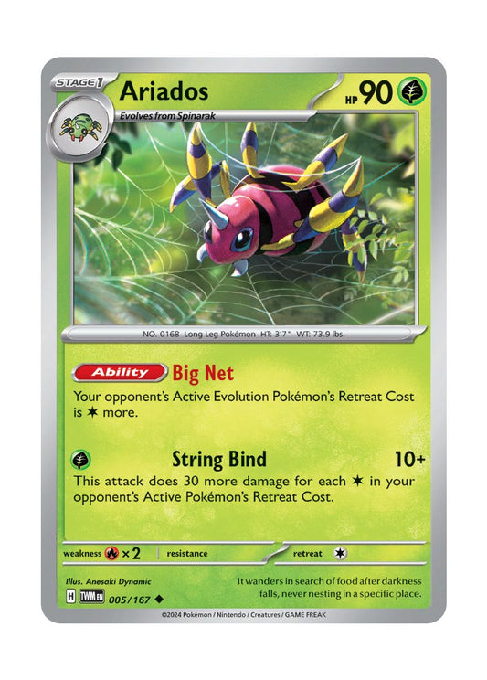 Ariados - Reverse Holo (005/167) - Twilight Masquerade