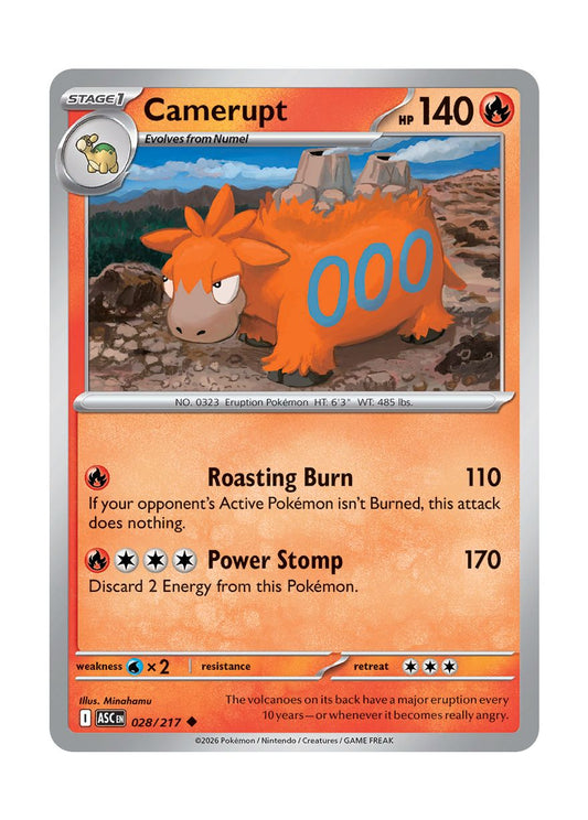 Camerupt (028/217) - Ascended Heroes