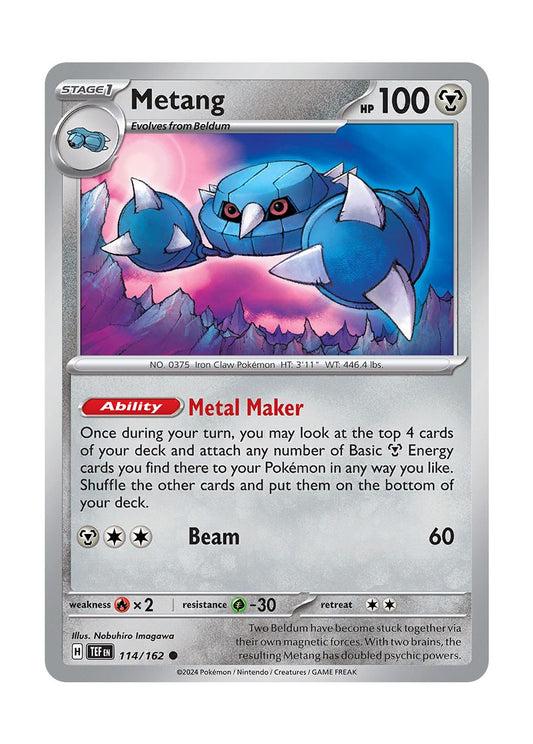 Metang - Reverse Holo (114/162) - Temporal Forces