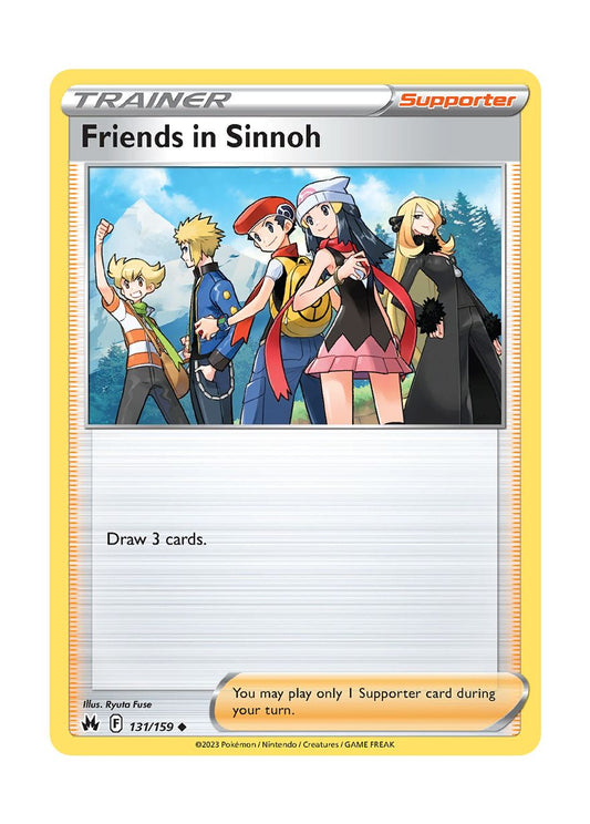 Friends in Sinnoh - Reverse Holo (131/159) - Crown Zenith