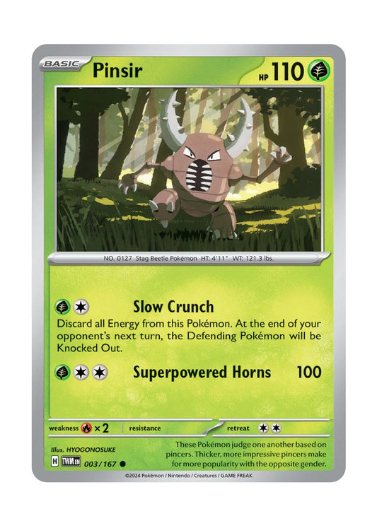 Pinsir - Reverse Holo (003/167) - Twilight Masquerade