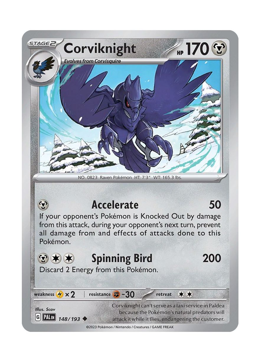 Corviknight - Reverse Holo (148/193) - Paldea Evolved
