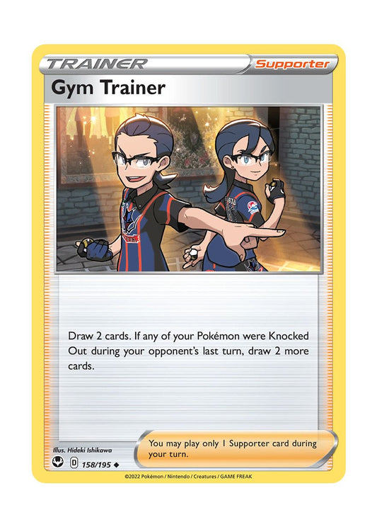 Gym Trainer - Reverse Holo (158/195) - Silver Tempest