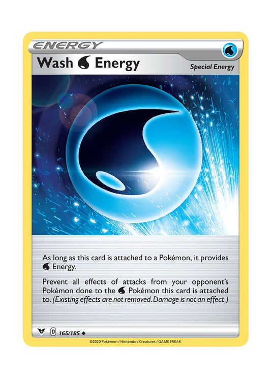 Wash Water Energy - Reverse Holo (165/185) - Vivid Voltage