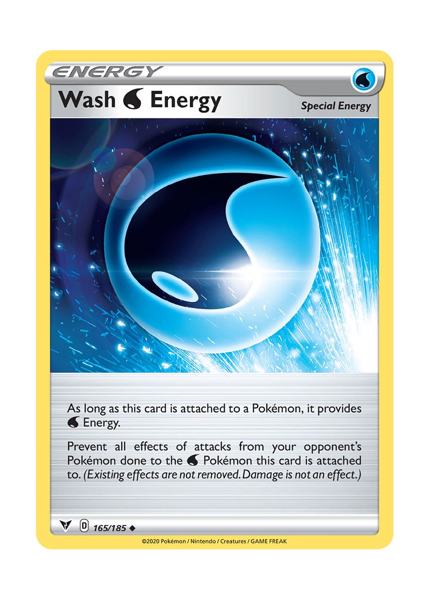 Wash Water Energy - Reverse Holo (165/185) - Vivid Voltage