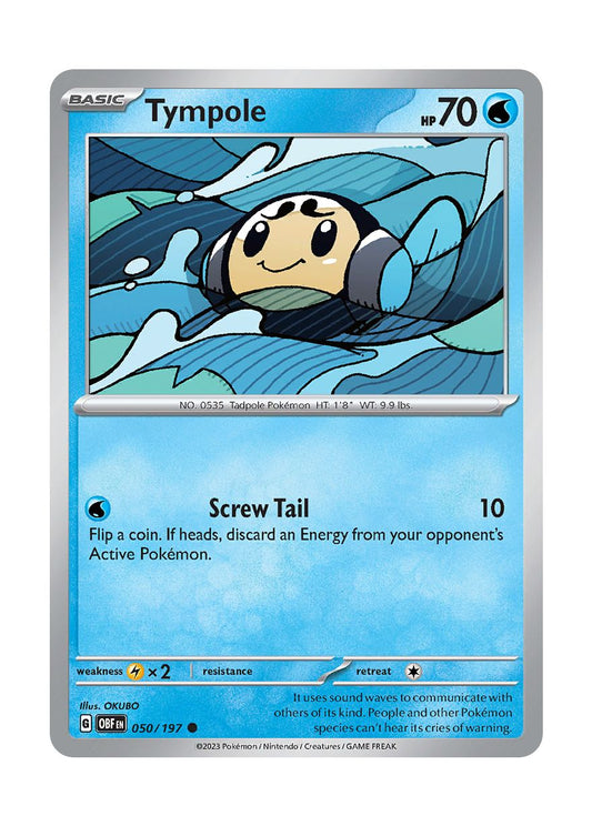 Tympole - Reverse Holo (050/197) - Obsidian Flames