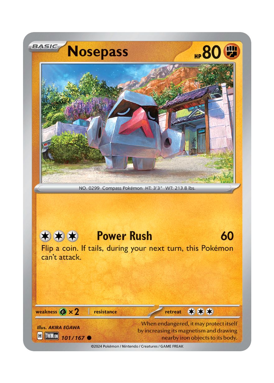 Nosepass - Reverse Holo (101/167) - Twilight Masquerade