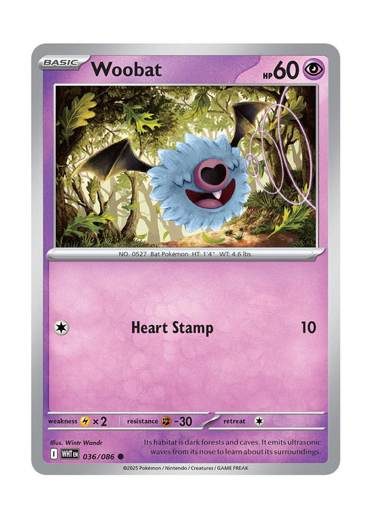 Woobat (036/86) - White Flare