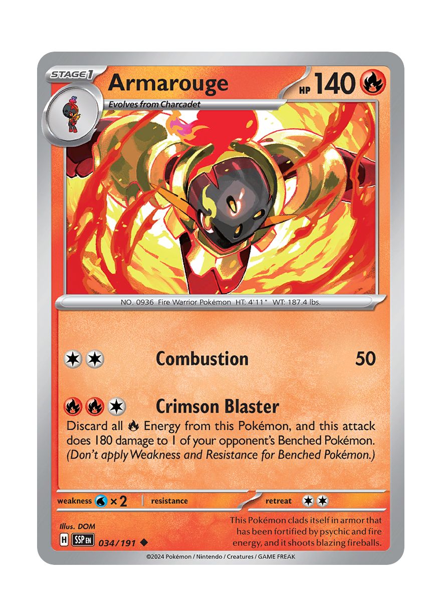 Armarouge (034/191) - Surging Sparks