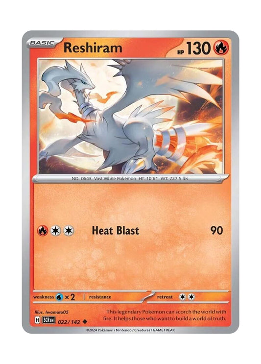 Reshiram (022/142) - Stellar Crown