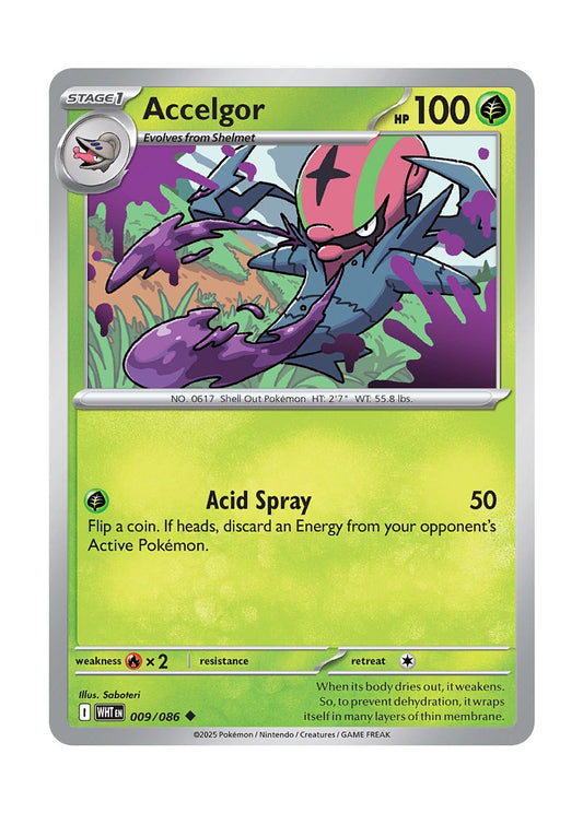 Accelgor (009/86) - White Flare