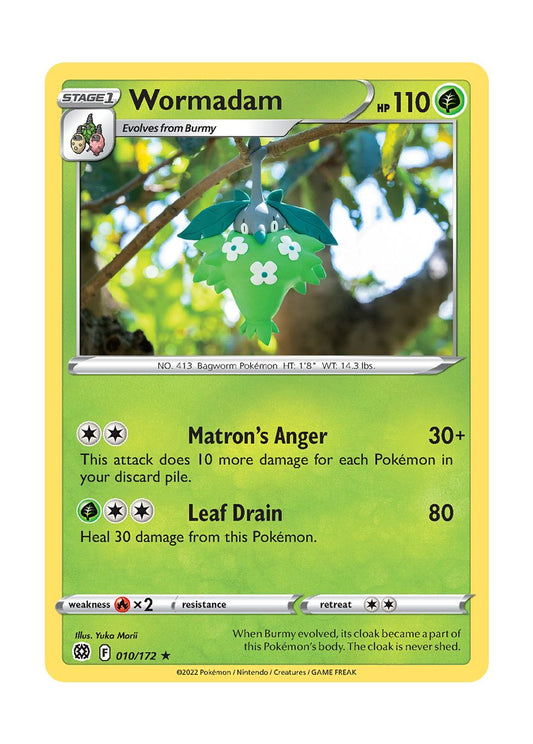 Wormadam - Reverse Holo (010/172) - Brilliant Stars