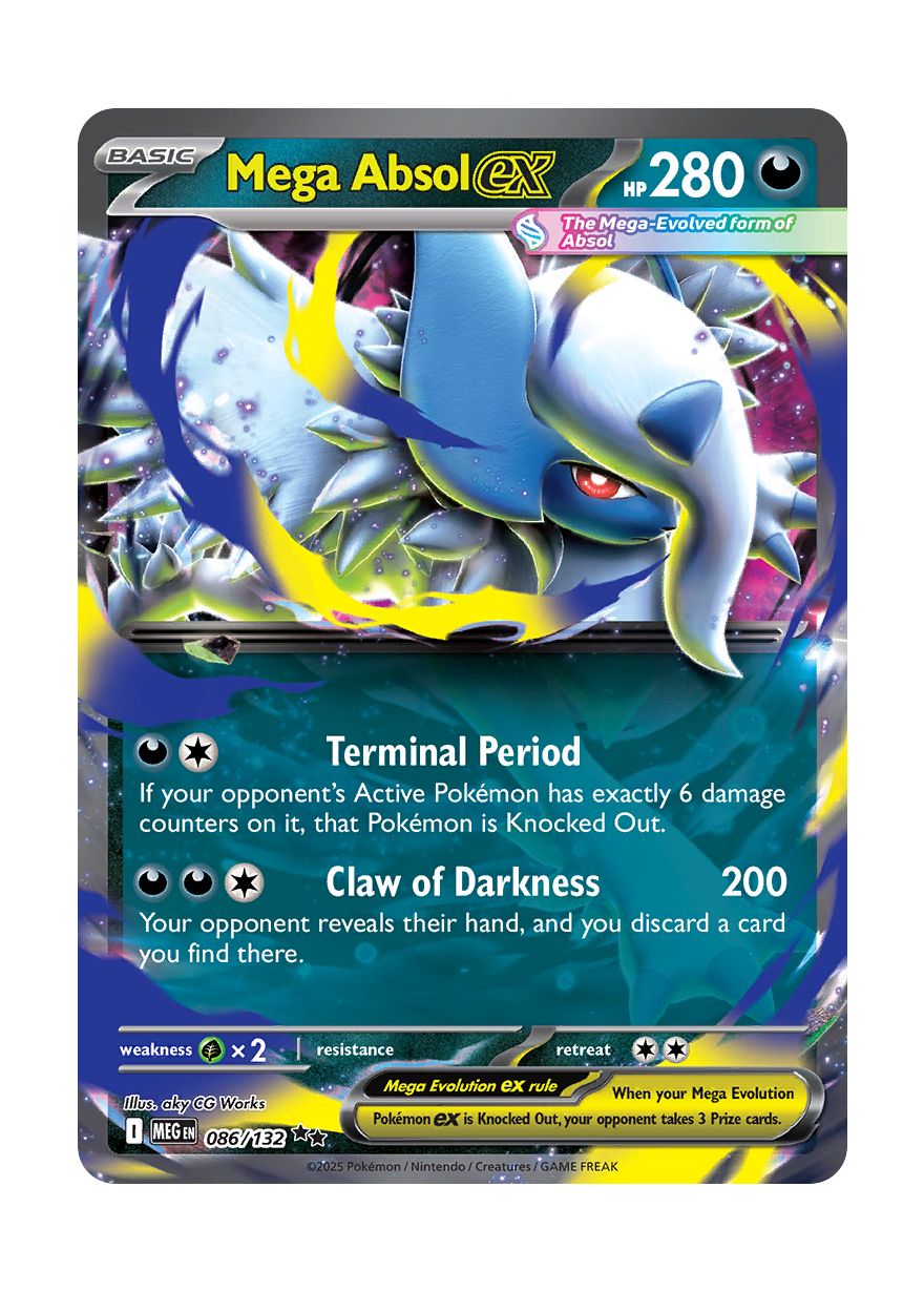 Mega Absol ex (086/132) - Mega Evolution