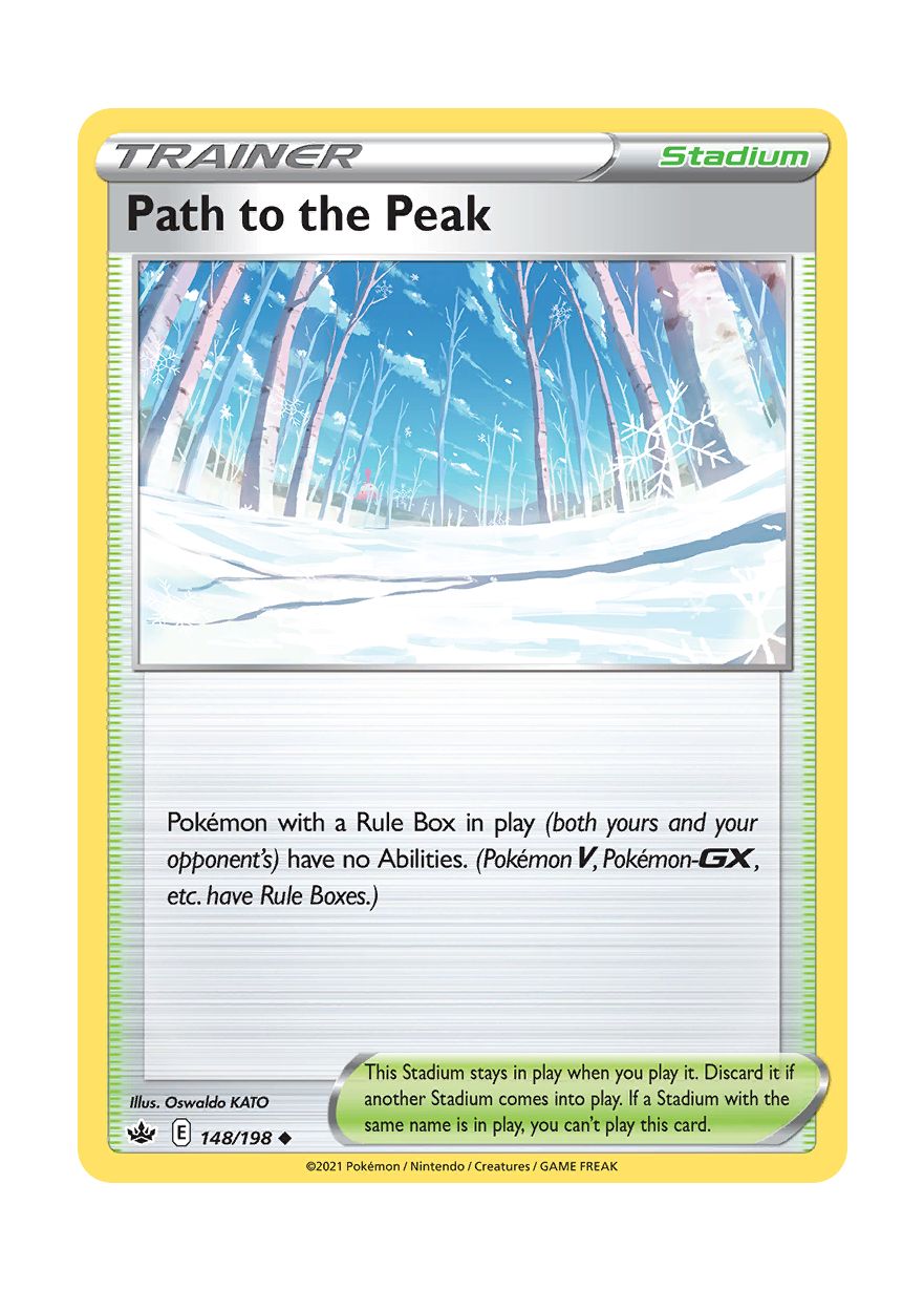 Path to the Peak - Reverse Holo (148/198) - Chilling Reign