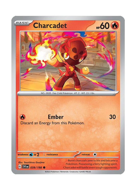 Charcadet - Reverse Holo (039/198) - Scarlet & Violet